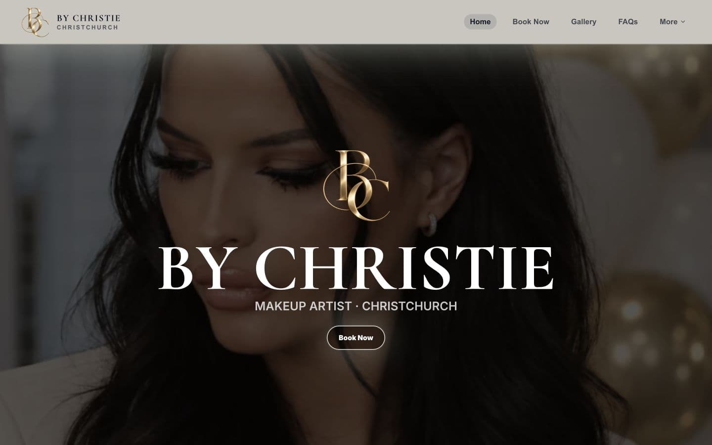 By Christie’s live homepage on desktop.
